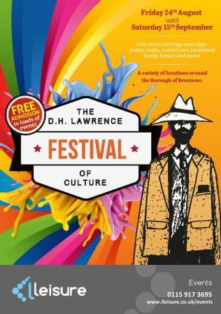 D.H. Lawrence Festival of Culture Cover