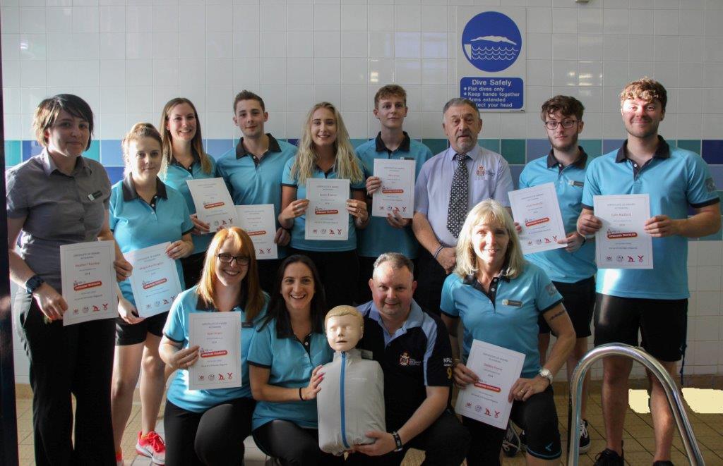 Lifeguard team keeping swimmers safe at Kimberley Leisure Centre