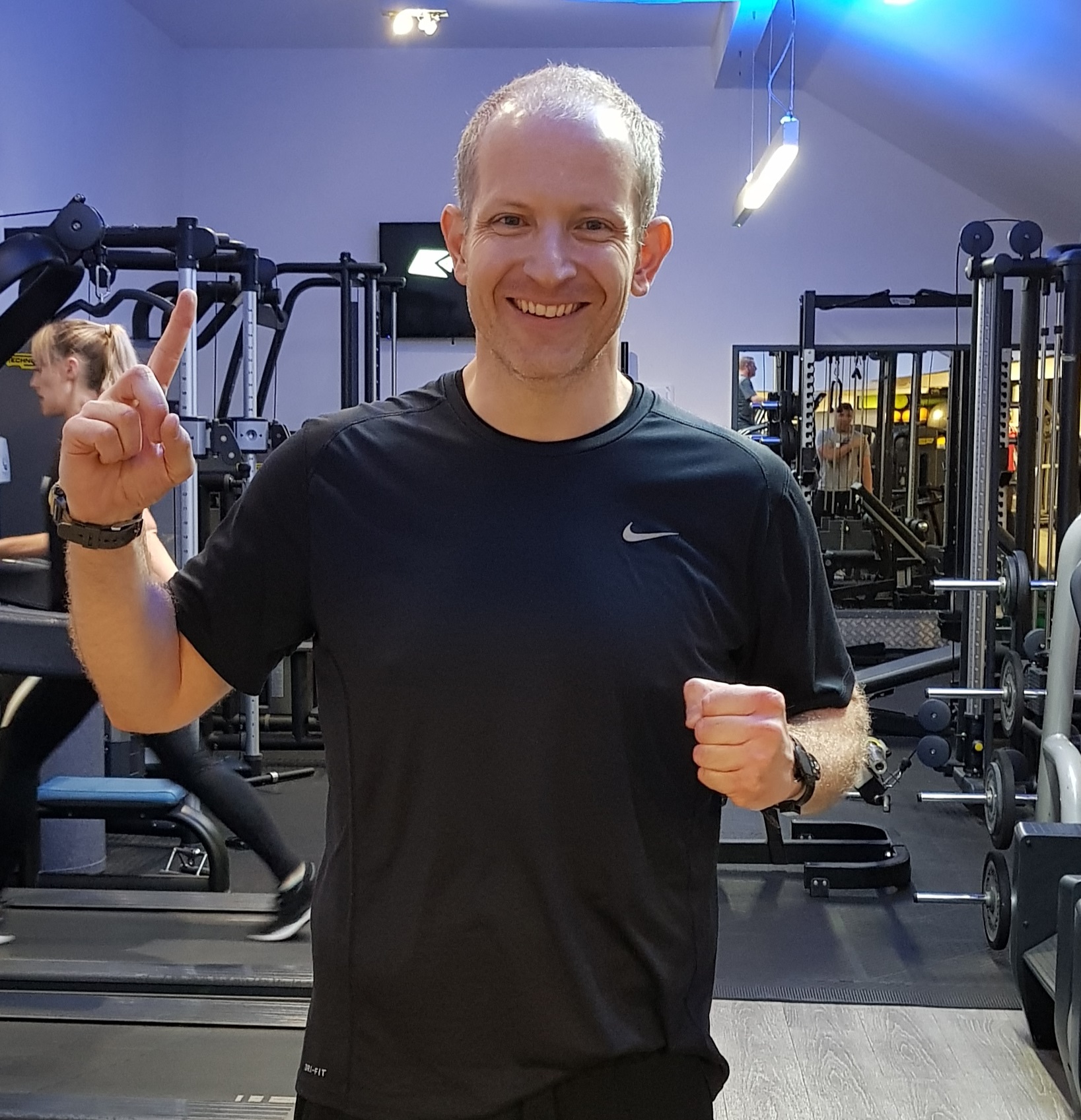 Gym member at Kimberley leisure centre