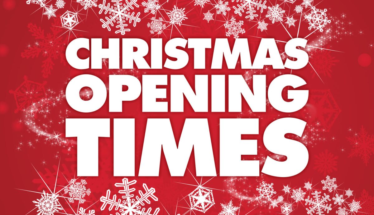 Christmas Opening Times 2021