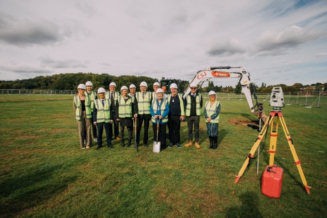 Breaking ground